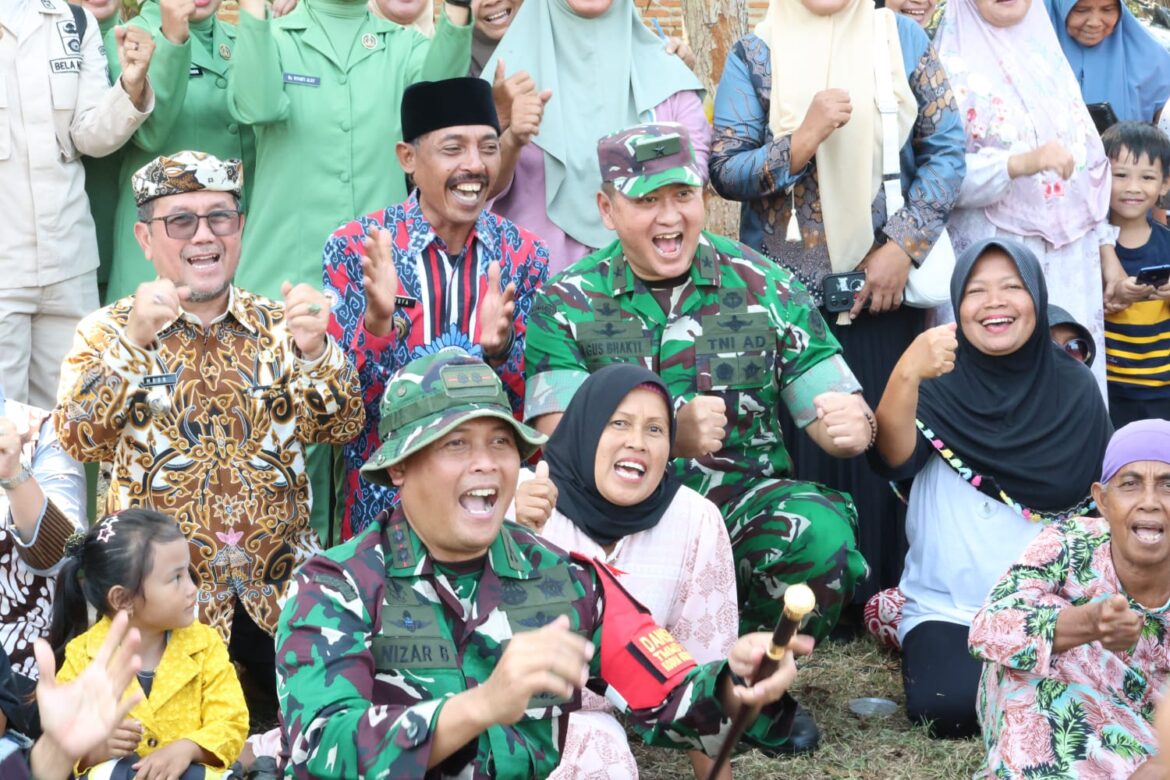 Tuntas Membangun, TMMD ke-129 Kodim 0620/Kab. Cirebon Resmi Berakhir di Desa Luwung Kencana, Ditutup Kasdam III/Siliwangi